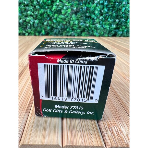 NIB Wobbling Golf Ball Trick Golf Ball Gag Gift Golf Gifts Stocking Stuffer - Picture 5 of 5